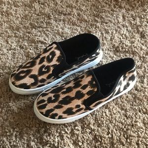Qupid Leopard Slip On Shoes
